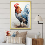 Strutting Rooster majesty - Chicken Framed Canvas Art