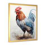 Strutting Rooster majesty - Chicken Framed Canvas Art