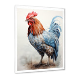 Strutting Rooster majesty - Chicken Framed Canvas Art