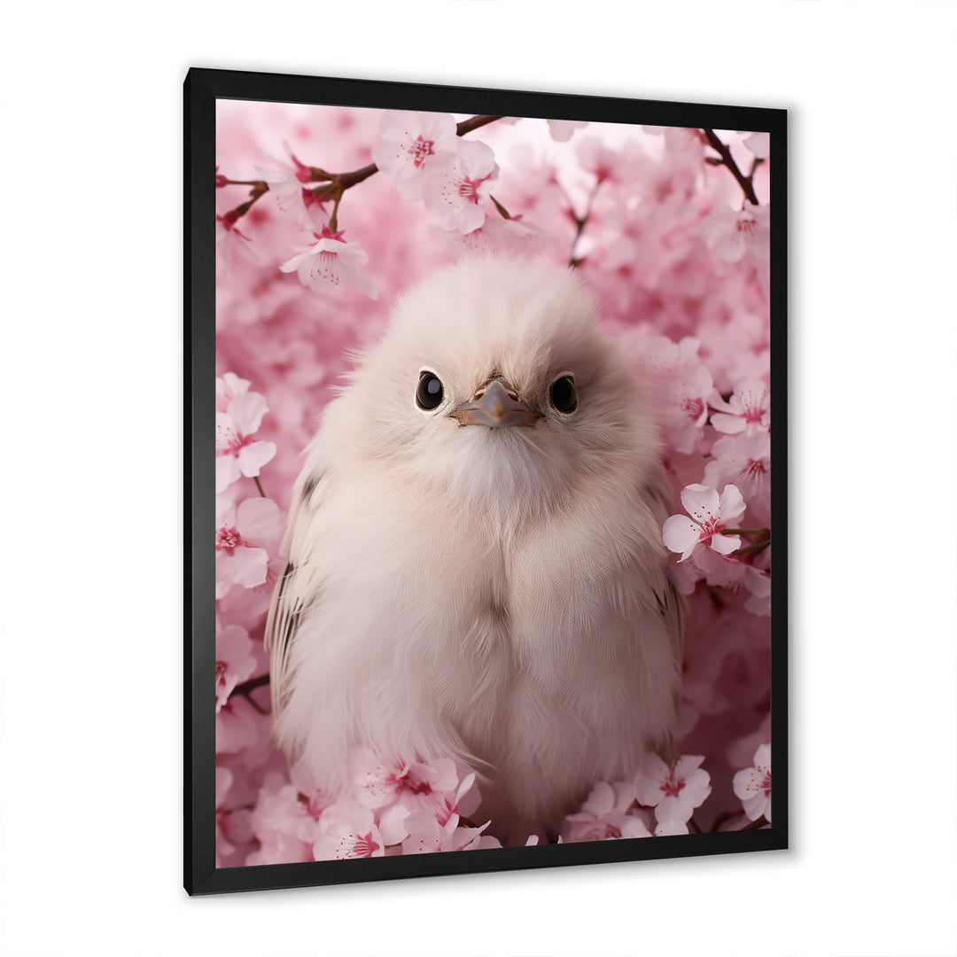 Majestic chick Portrait blooms - Chicken Bedroom Wall Art