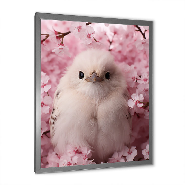 Majestic chick Portrait blooms - Chicken Bedroom Wall Art
