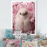 Majestic chick Portrait blooms - Chicken Bedroom Wall Art
