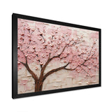 Cherry Blossom Whisper pink and white - Floral Canvas Wall Art