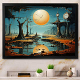 The Persistence of Dali Surreal  III - Landscapes Canvas Wall Art