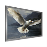 Seagulls Flight - Coastal Animal Large Canvas Wall Art