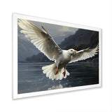 Seagulls Flight - Coastal Animal Large Canvas Wall Art
