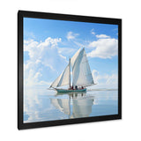 Morning Sail horizon I - Coastal Canvas Wall Art