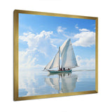 Morning Sail horizon I - Coastal Canvas Wall Art