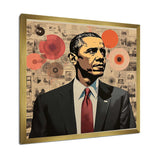 Vintage Obama Collage Chronicles I - People Canvas Wall Art