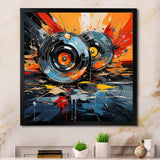 Vintage vinyl music serenade II - Fashion Canvas Wall Art