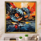 Vintage vinyl music serenade II - Fashion Canvas Wall Art