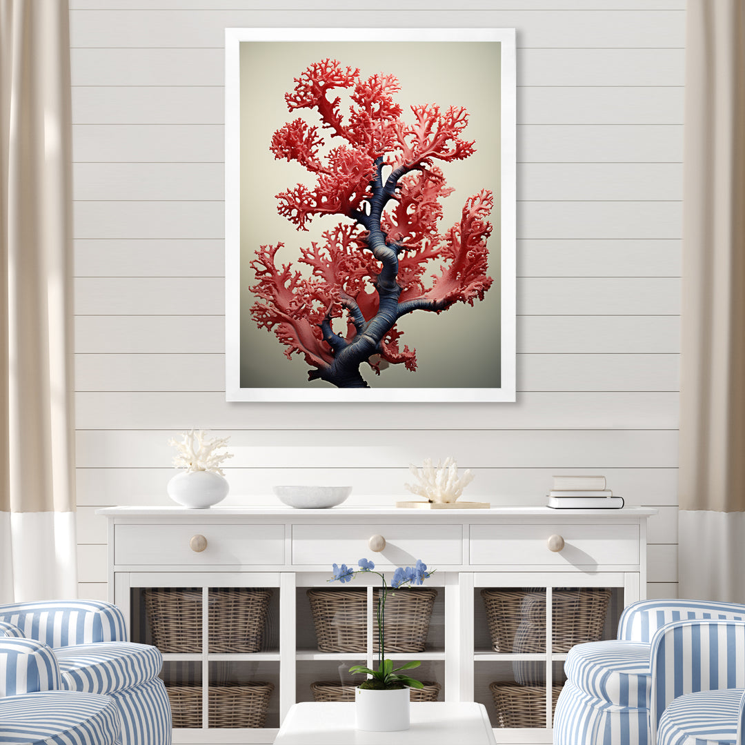 Classical Marine coral Beauty - Coral Wall Art Prints