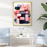 Cubist Marine Exploration of coral stick - Pink Coral Wall Art