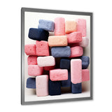 Cubist Marine Exploration of coral stick - Pink Coral Wall Art