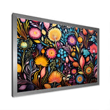 Coral Marine Treasures pattern - Coral Living Room Wall Art