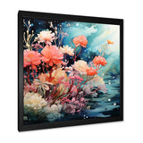 Romantic underwater Coral Paradise - Coral Wall Decor