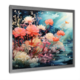 Romantic underwater Coral Paradise - Coral Wall Decor