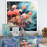 Romantic underwater Coral Paradise - Coral Wall Decor