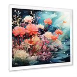 Romantic underwater Coral Paradise - Coral Wall Decor