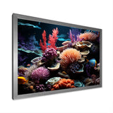 Tranquility coral Reef Serenity - Blue Coral Wall Art