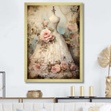 Vintage Fashion dress elegance II - Fashion Canvas Wall Art