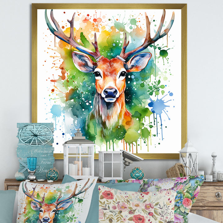 Majestic Forest Deer - Deer Home Decor Art