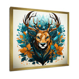 Tranquil Graze Deer in Nature - Deer Bedroom Wall Art