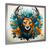 Tranquil Graze Deer in Nature - Deer Bedroom Wall Art