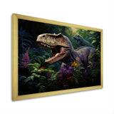 Prehistoric Velociraptors in the jungle - Dinosaur Home Decor Art