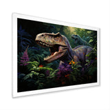 Prehistoric Velociraptors in the jungle - Dinosaur Home Decor Art