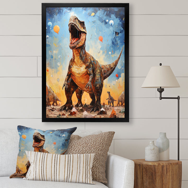 Pop Art Dino explosion - Dinosaur Wall Art Prints