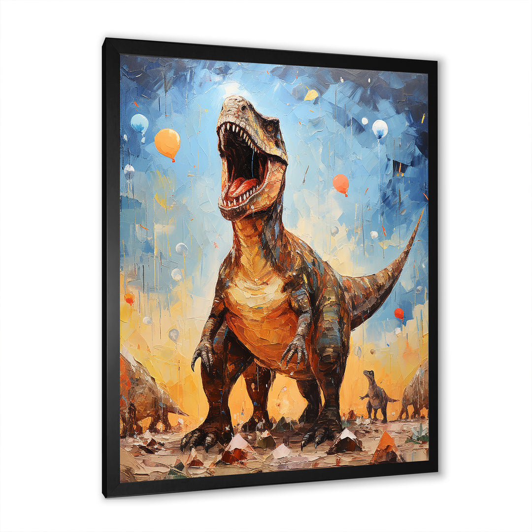 Pop Art Dino explosion - Dinosaur Wall Art Prints