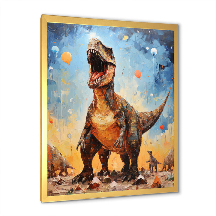 Pop Art Dino explosion - Dinosaur Wall Art Prints