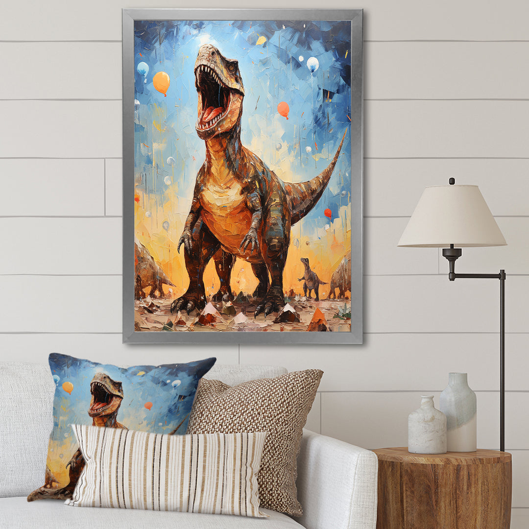 Pop Art Dino explosion - Dinosaur Wall Art Prints