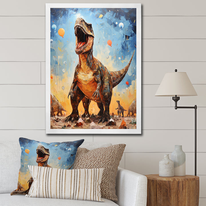 Pop Art Dino explosion - Dinosaur Wall Art Prints