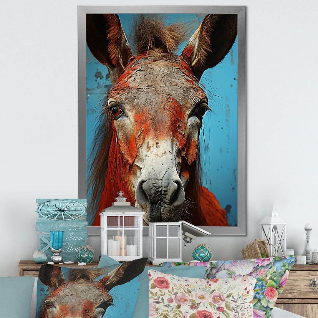 Donkey Burros Blues - Donkey Wall Decor