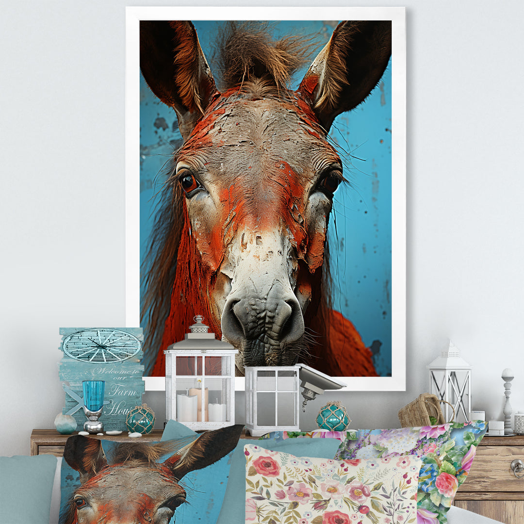 Donkey Burros Blues - Donkey Wall Decor