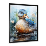 Blue Duck Aquarelle Avian - Duck Wall Art Prints