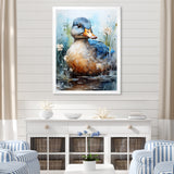 Blue Duck Aquarelle Avian - Duck Wall Art Prints