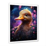 Cute purple Splashes of delight Duck - Duck Wall Decor