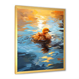 Yellow Duck Morning Quack Lake - Duck Bedroom Wall Art