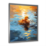 Yellow Duck Morning Quack Lake - Duck Bedroom Wall Art