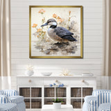 Vintage duck by the pond - Duck Wall Art Prints