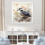 Vintage duck by the pond - Duck Wall Art Prints
