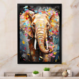 Popart Elephant Dreams - Gray Elephant Wall Art