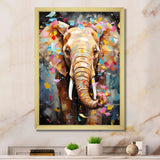 Popart Elephant Dreams - Gray Elephant Wall Art