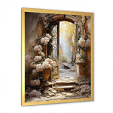 Ancient Ruins blooms I - Fashion Canvas Wall Art