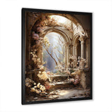 Ancient Ruins blooms II - Fashion Canvas Wall Art