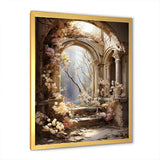 Ancient Ruins blooms II - Fashion Canvas Wall Art