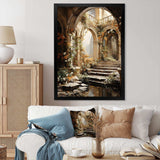 Ancient Ruins blooms III - Fashion Canvas Wall Art